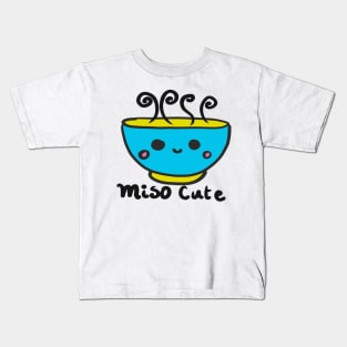 Miso Cutie Bowl Kids T-Shirt